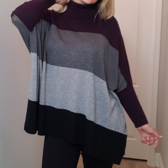 NWT Calvin Klein Turtleneck Dolman Sleeve Sweater - Picture 11 of 12